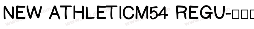 NEW ATHLETICM54 REGU字体转换
